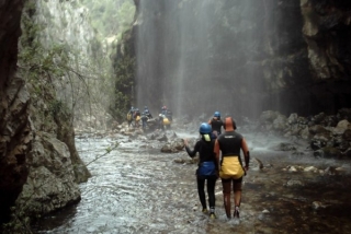 andando por el cañon